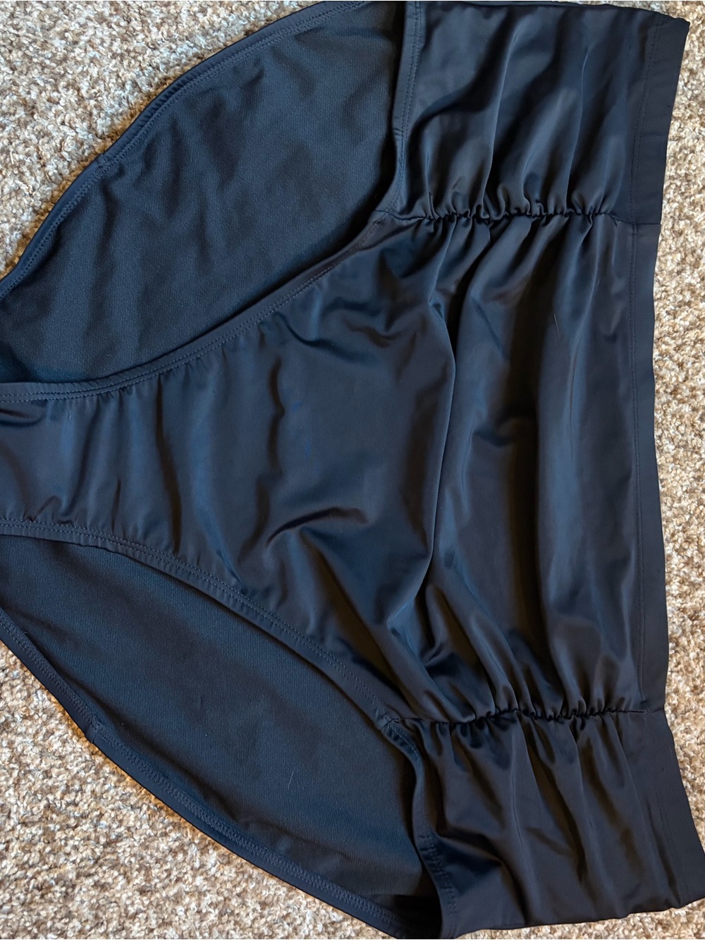 Terra & Sky Black High Waisted Swim Bottoms Sz 4X 28/30W New!
